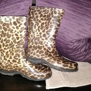 Sloggers rain short boots size 7